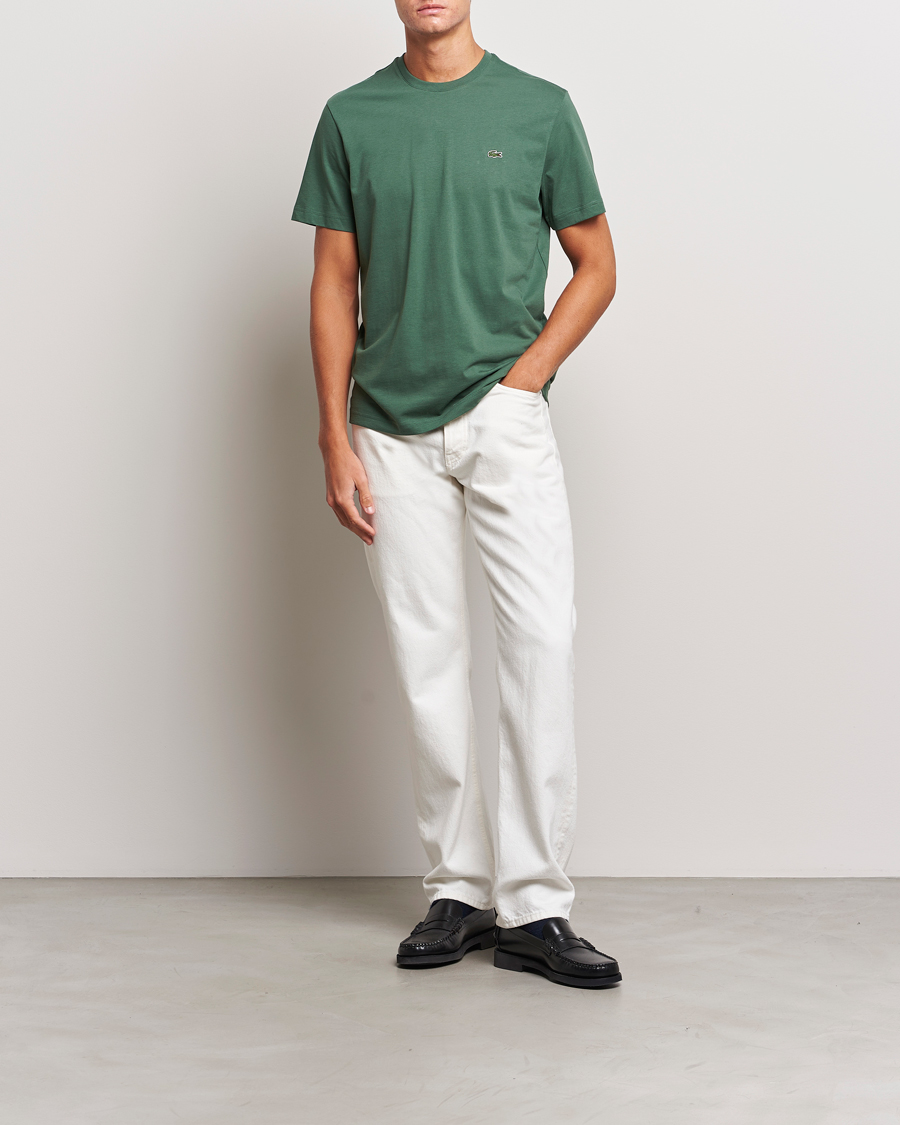 Herr | T-Shirts | Lacoste | Crew Neck T-Shirt Sequoia