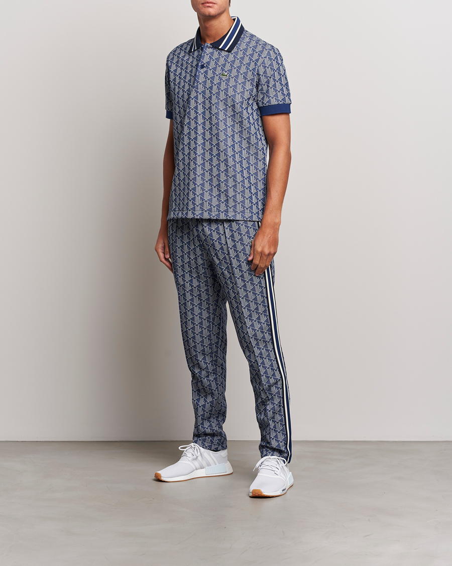 Herr | Pikéer | Lacoste | Classic Fit Monogram Polo Methylene/Flour