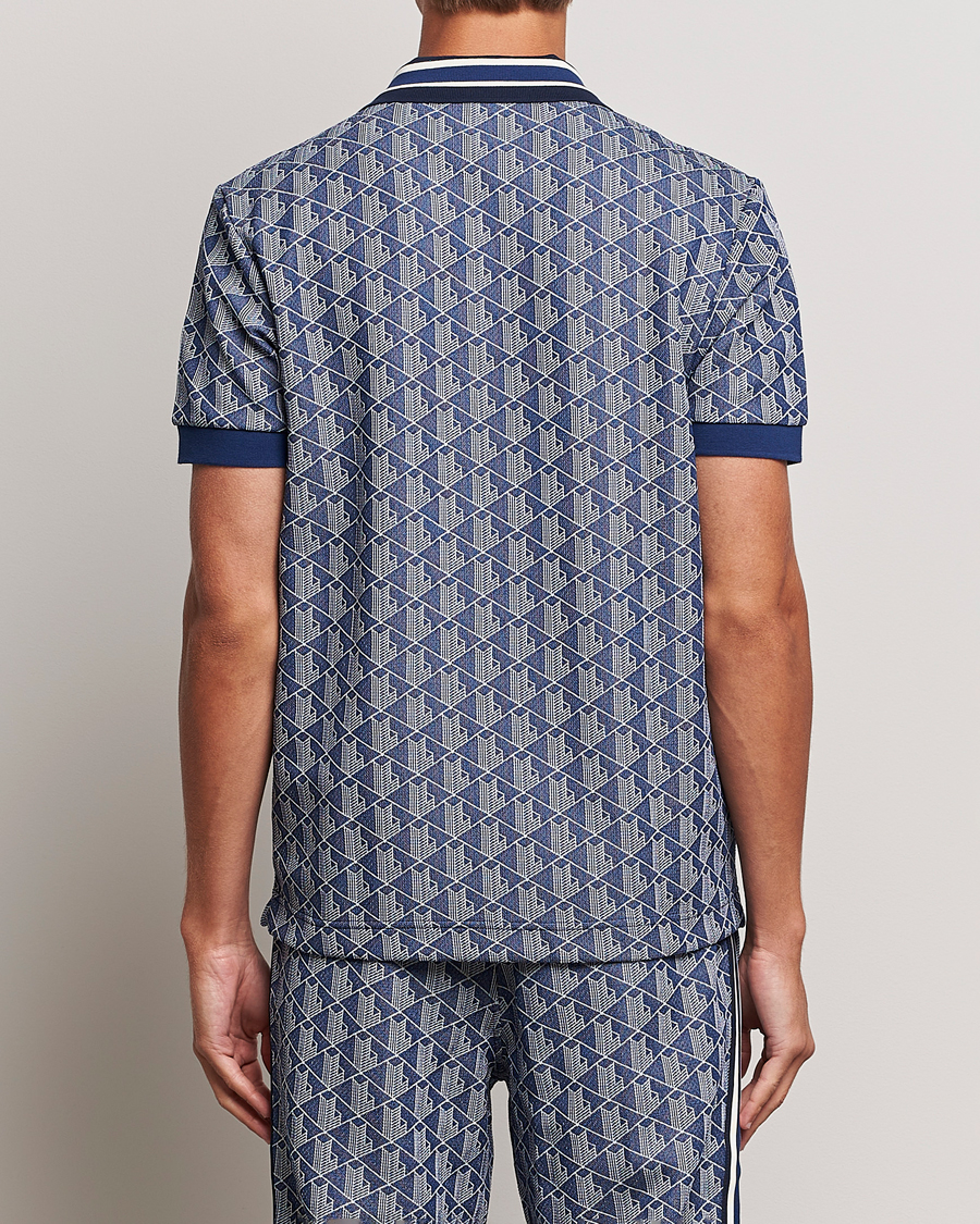 Herr | Pikéer | Lacoste | Classic Fit Monogram Polo Methylene/Flour