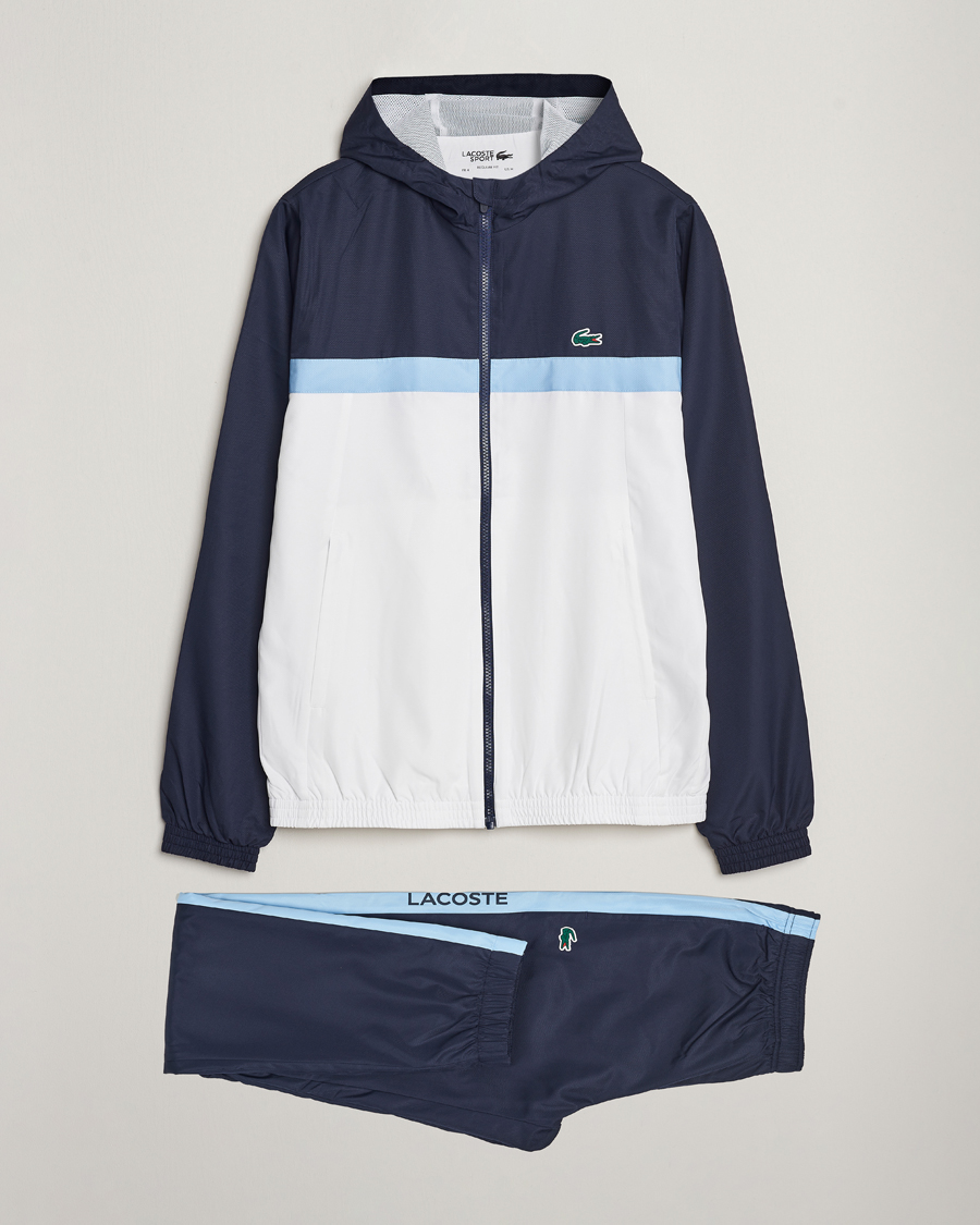 Herr | Byxor | Lacoste Sport | Tennis Tracksuit Set Navy/Blue/White