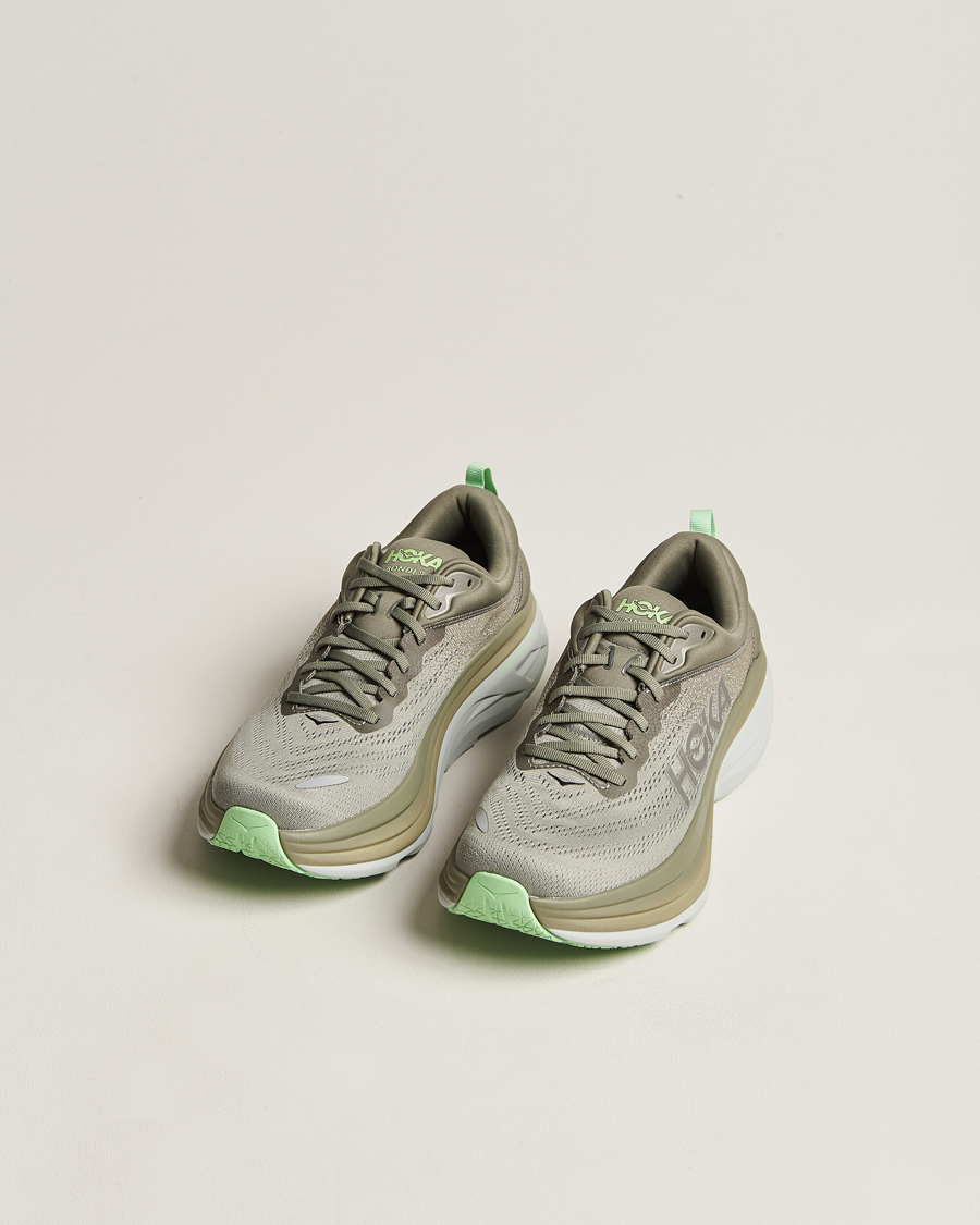 Herr | Running sneakers | Hoka One One | Hoka Bondi 8 Olive Haze/Mercury