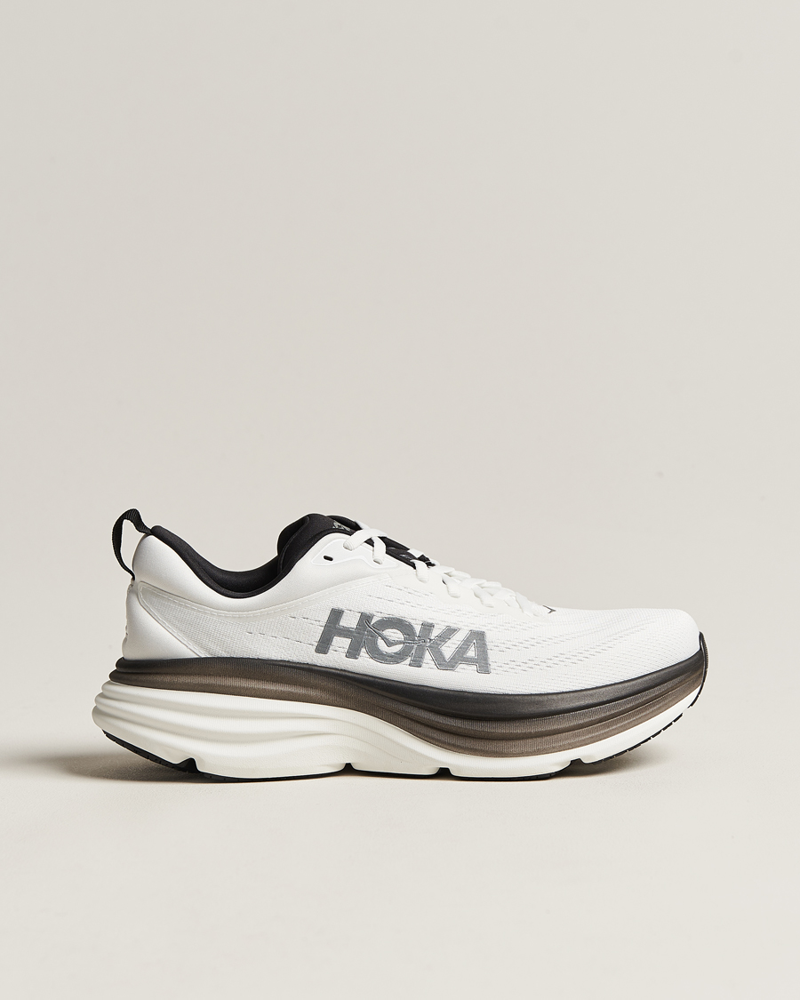 Herr | Hoka Bondi 8 White/Black | Hoka | Bondi 8 White/Black
