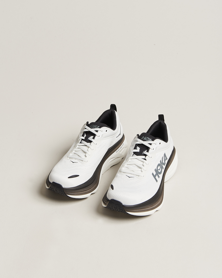 Herr | Hoka Bondi 8 White/Black | Hoka | Bondi 8 White/Black