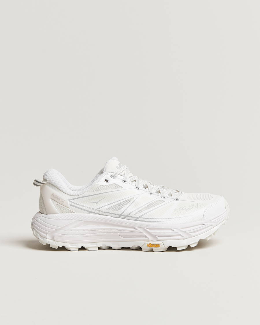 Herr | Hoka Mafate Speed 2 White/Lunar Rock | Hoka One One | Hoka Mafate Speed 2 White/Lunar Rock