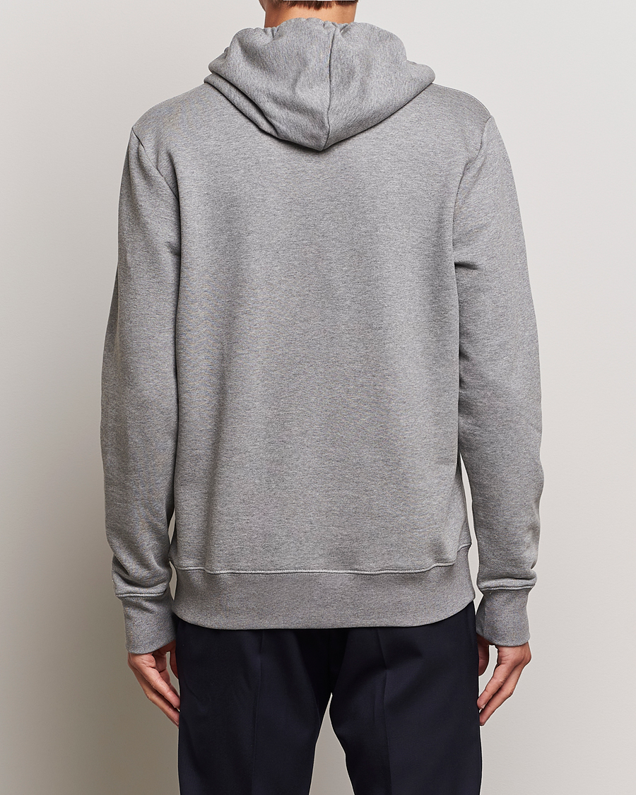 Herr | Tröjor | PS Paul Smith | Zebra Organic Cotton Hoodie Grey Melange