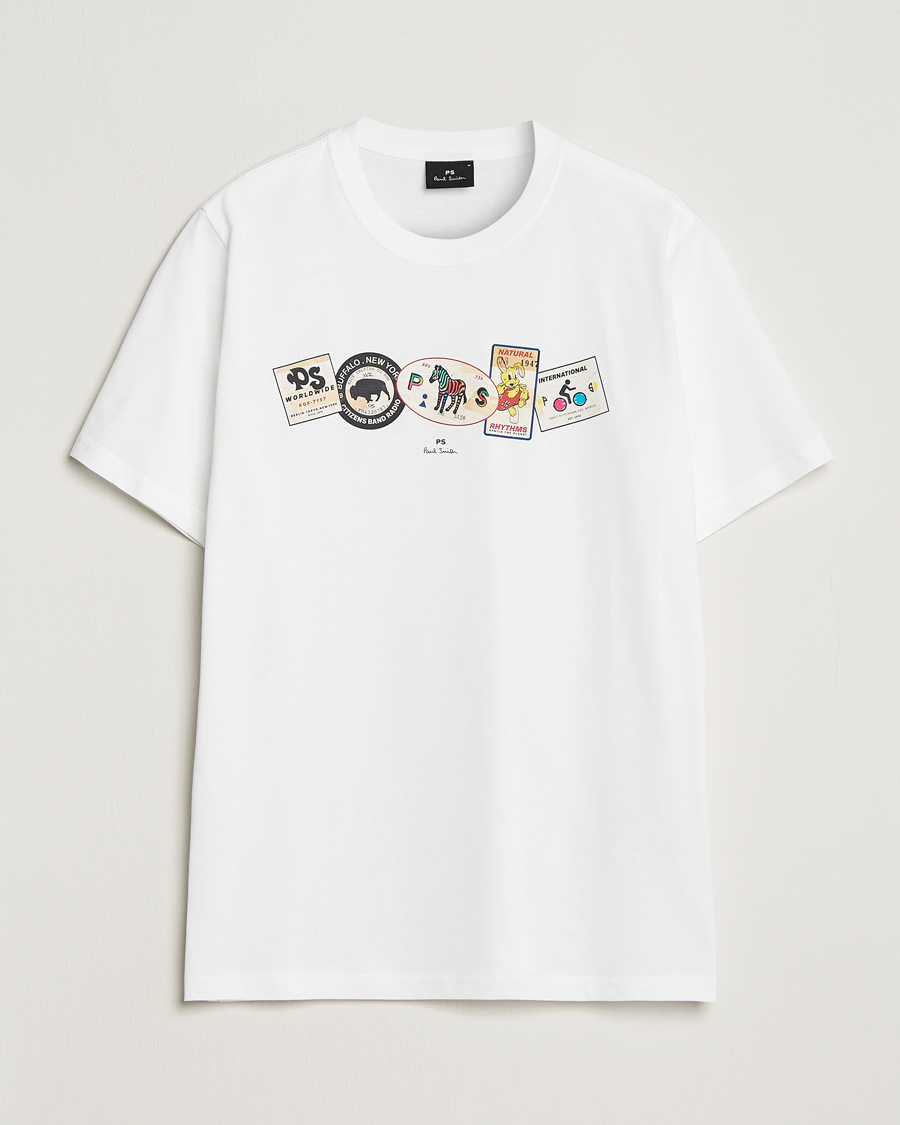 Herr |  | PS Paul Smith | PS In A Row Crew Neck T-Shirt White
