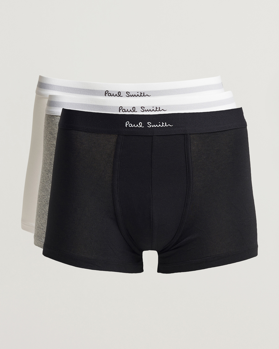 Herr | Underkläder | Paul Smith | 3-Pack Trunk White/Black/Grey