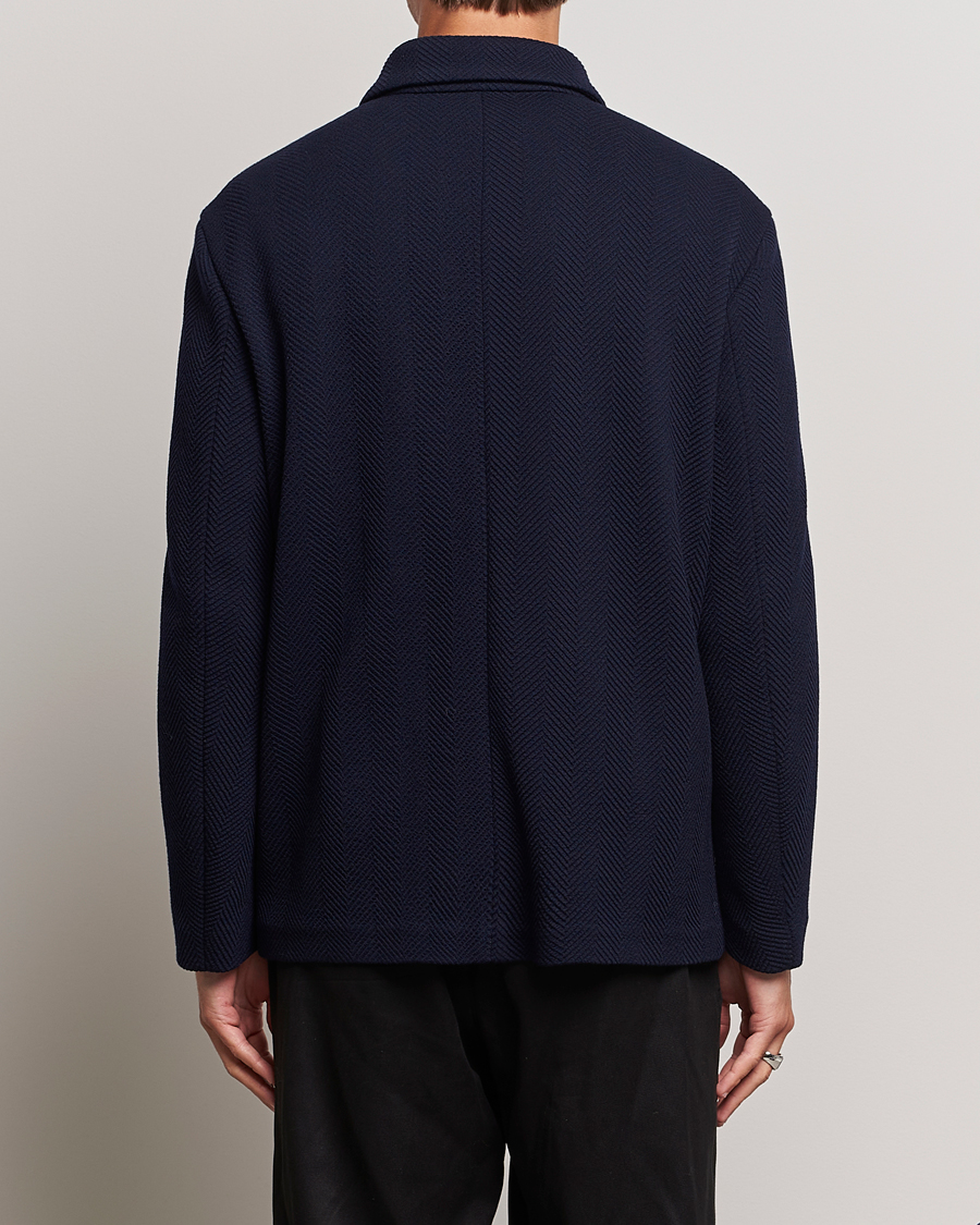 Herr | Jackor | Giorgio Armani | Heavy Jersey Chore Jacket Navy