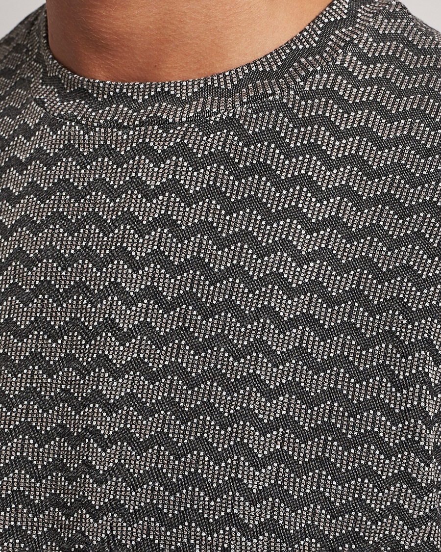 Herr | T-Shirts | Giorgio Armani | Jersey Chevron T-Shirt Taupe