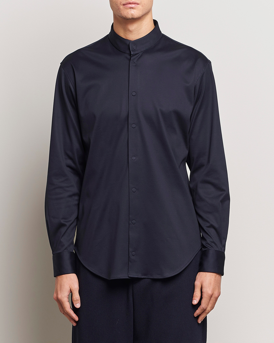Herr | Skjortor | Giorgio Armani | Guru Collar Shirt Navy