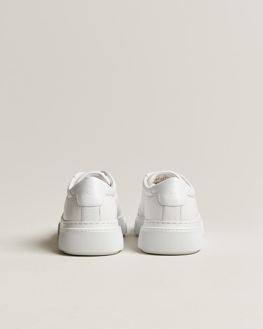 Herr | Giorgio Armani Deerskin Sneakers White | Giorgio Armani | Deerskin Sneakers White