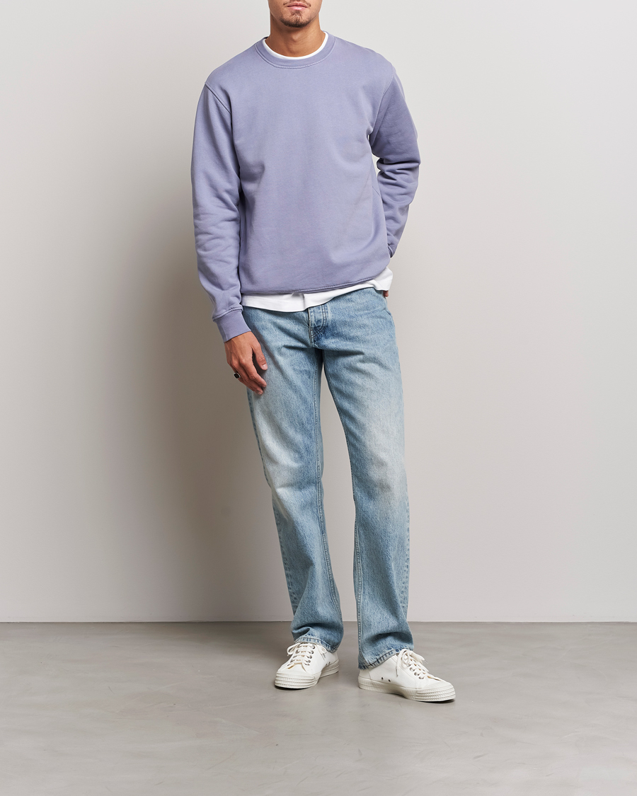 Herr | Tröjor | Colorful Standard | Classic Organic Crew Neck Sweat Purple Haze