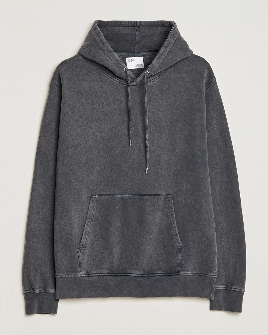 Herr | Tröjor | Colorful Standard | Classic Organic Hood Faded Black