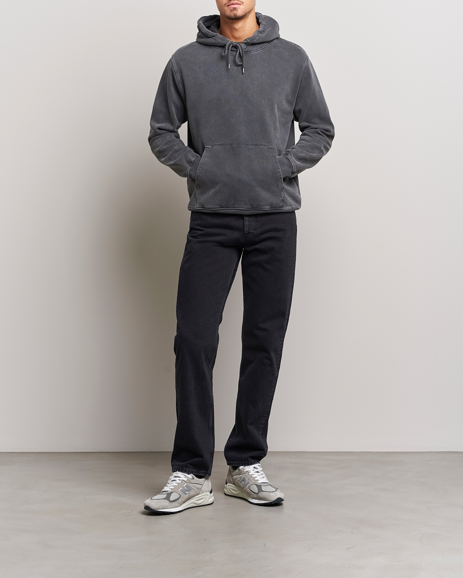 Herr | Tröjor | Colorful Standard | Classic Organic Hood Faded Black