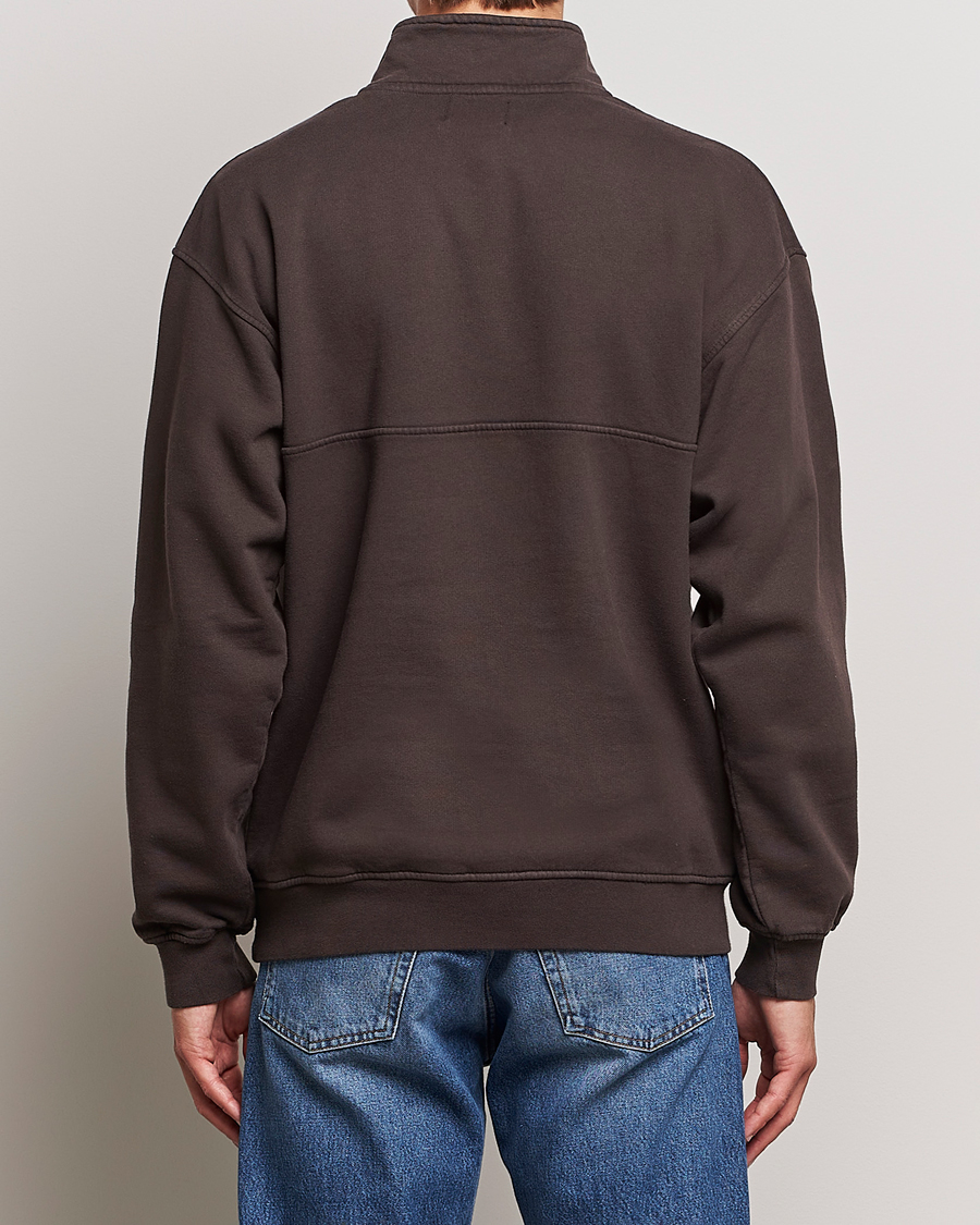 Herr | Tröjor | Colorful Standard | Classic Organic Half-Zip Coffee Brown