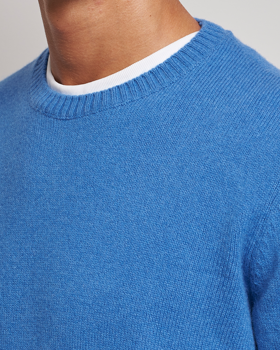 Herr | Tröjor | Colorful Standard | Classic Merino Wool Crew Neck Pacific Blue