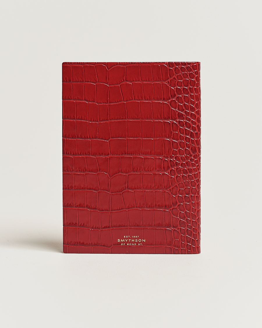 Herr | Smythson Mara Leather Soho Notebook Red | Smythson | Mara Leather Soho Notebook Red