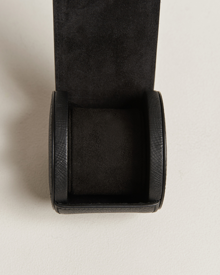 Herr | Klock- & smyckesetuin | Smythson | Panama Single Watch Roll Black