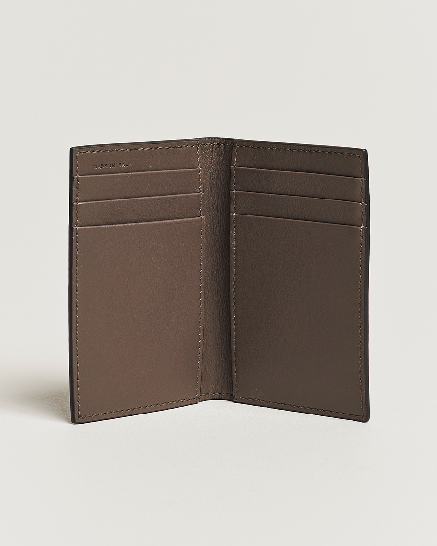 Herre | Kortholdere | Smythson | Ludlow 6 Folded  Wallet Dark Taupe