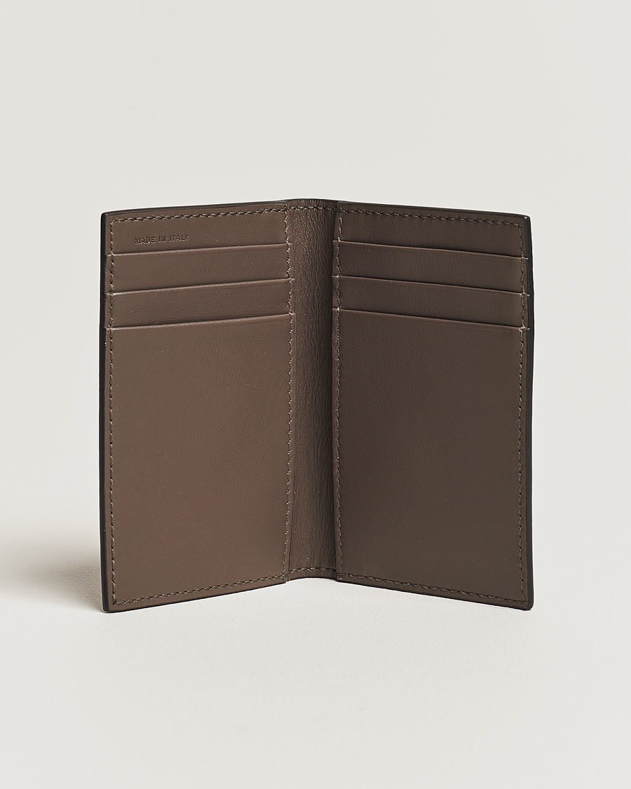 Herr | Korthållare | Smythson | Ludlow 6 Folded  Wallet Dark Taupe