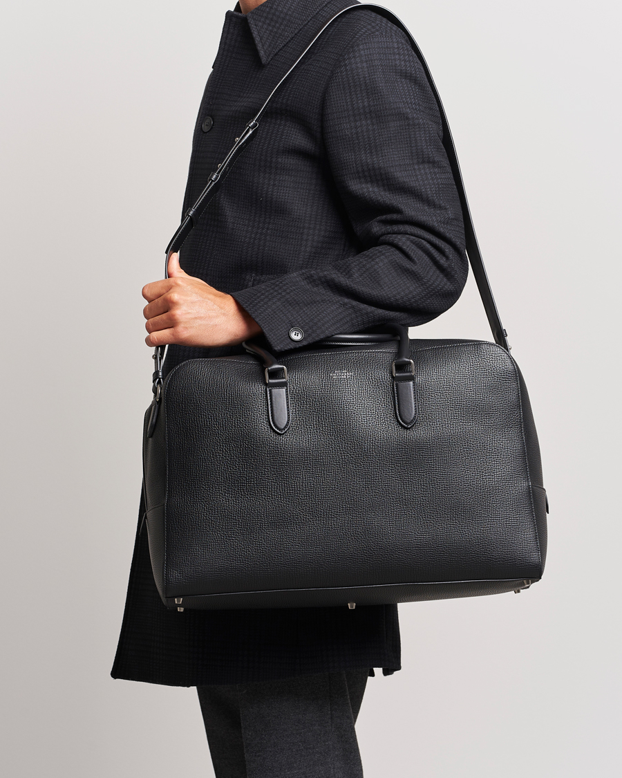 Herr | Smythson | Smythson | Ludlow Soft Travel Bag Black