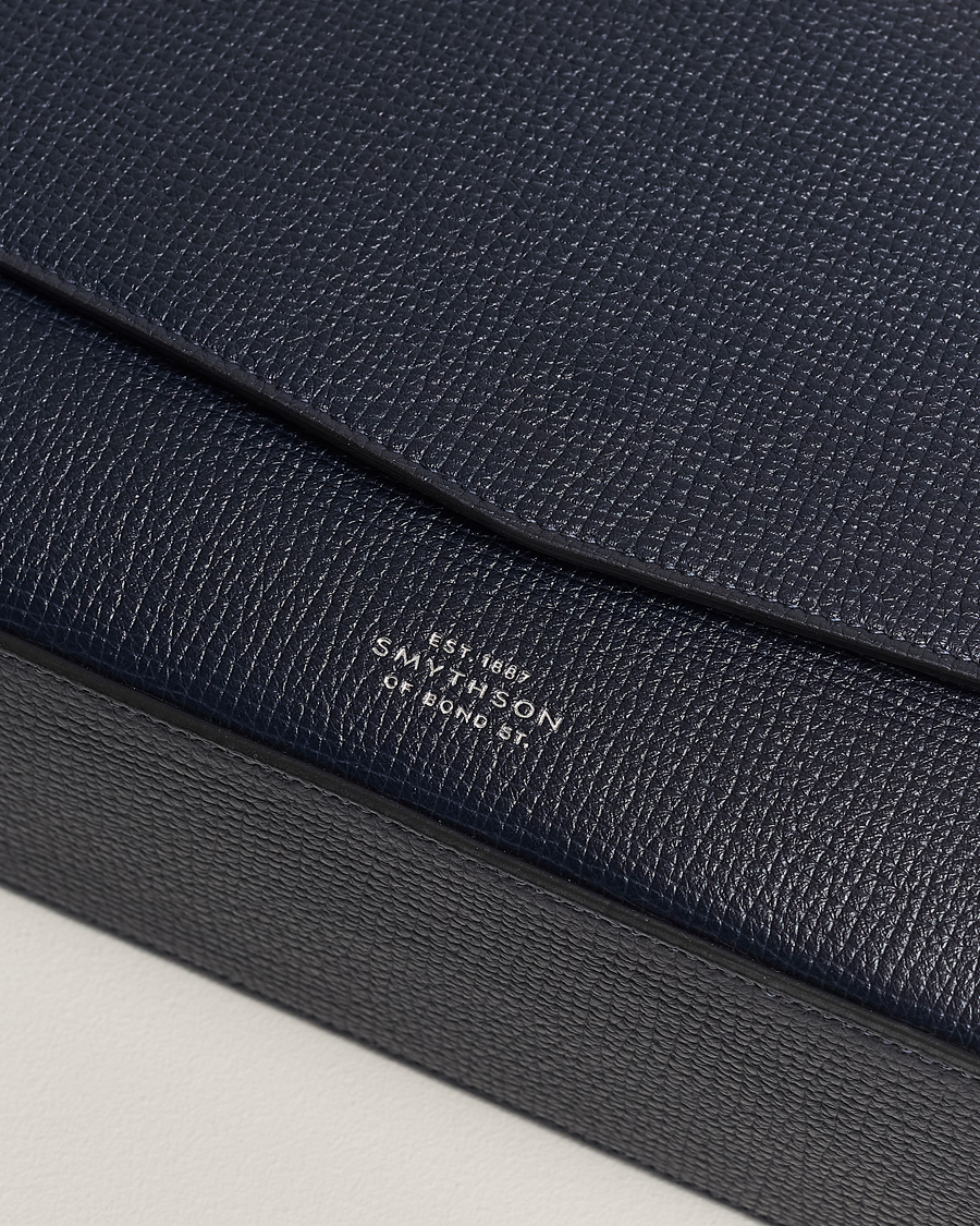 Herr | Smythson Ludlow Messenger Bag Navy | Smythson | Ludlow Messenger Bag Navy