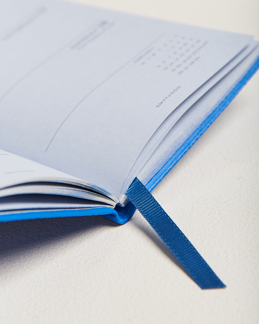 Herr | Smythson Panama Crossgrain Diary 2024 Lapis | Smythson | Panama Crossgrain Diary 2024 Lapis