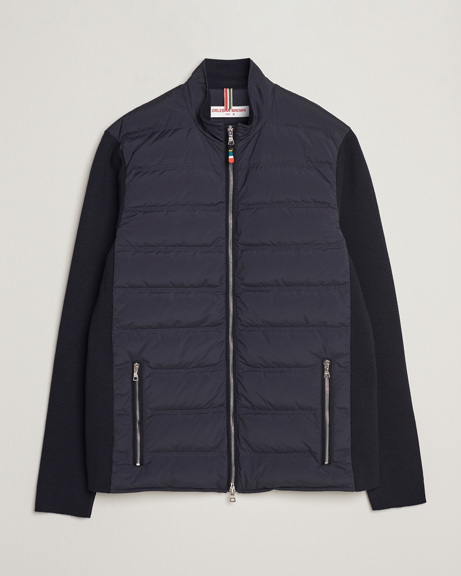 Herr | Jackor | Orlebar Brown | Wallace Hybrid Padded Jacket Night Iris