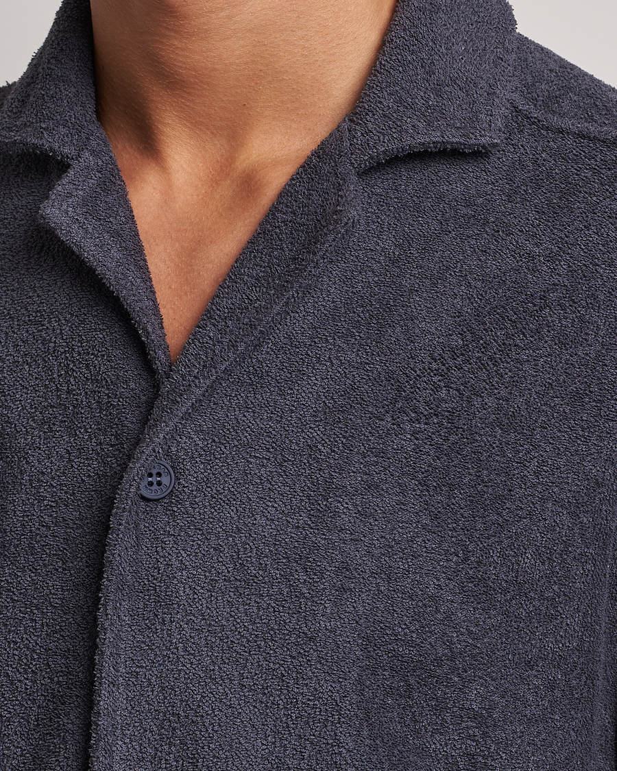 Herr | Pikéer | Orlebar Brown | Howell Buttoned Poloshirt Piranha Grey
