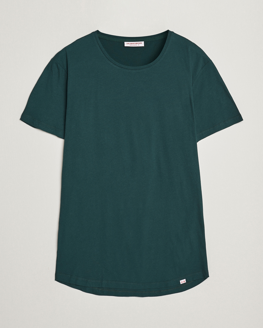 Herr | T-Shirts | Orlebar Brown | OB Cotton T-Shirt Dark Sherwood