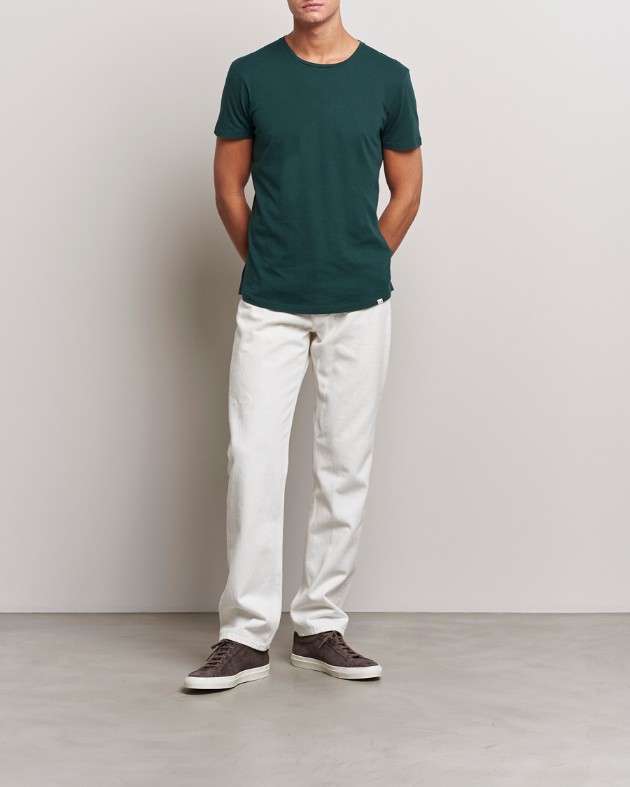 Herr | T-Shirts | Orlebar Brown | OB Cotton T-Shirt Dark Sherwood