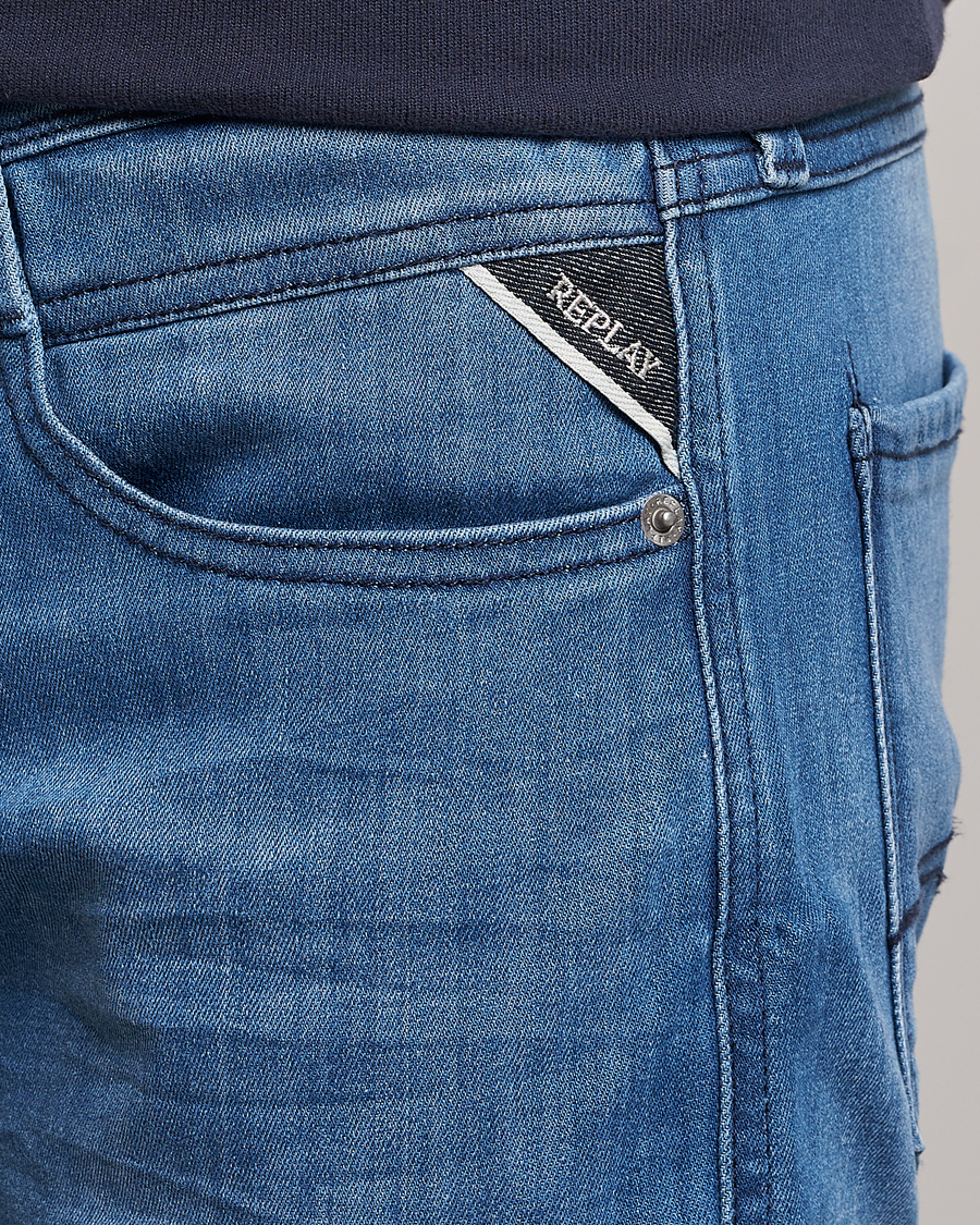 Herr | Jeans | Replay | Anbass Powerstretch Jeans Dark Blue