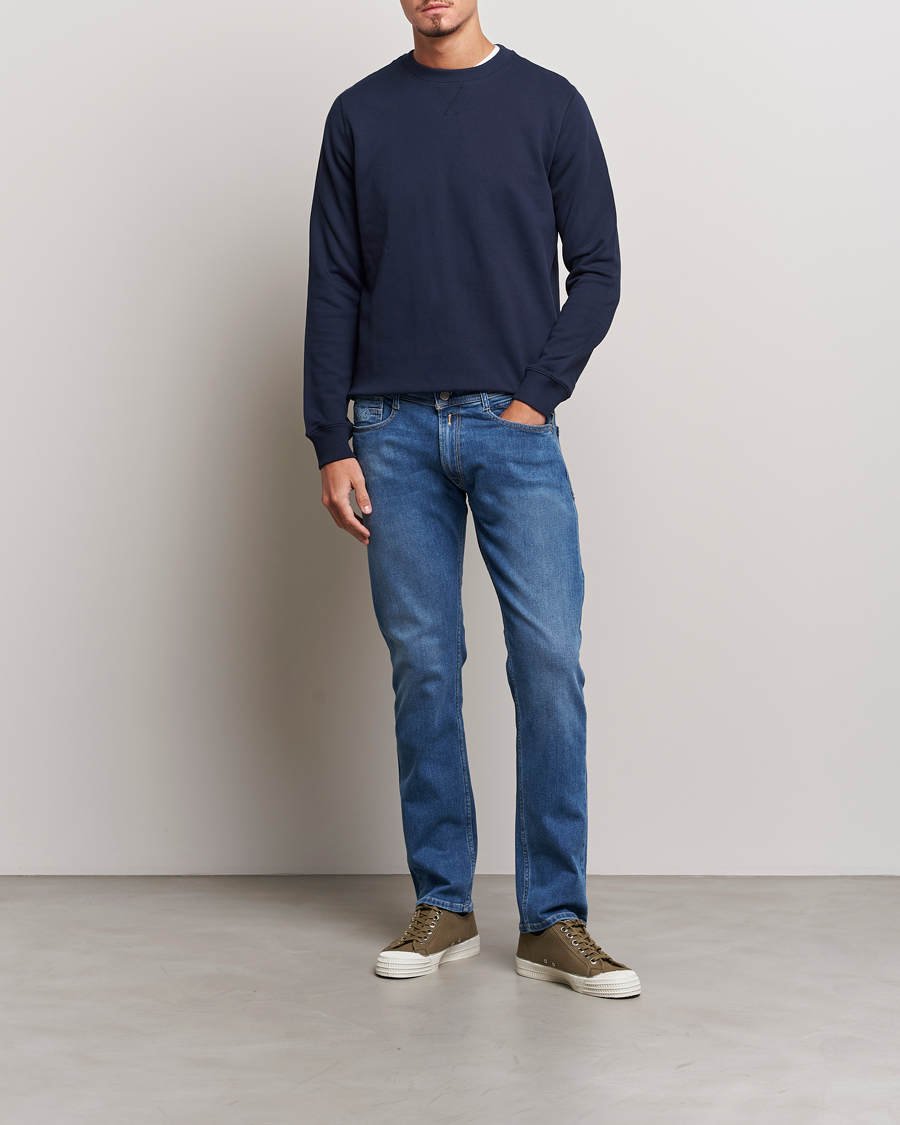 Herr | Jeans | Replay | Rocco Tapered Stretch Jeans Medium Blue
