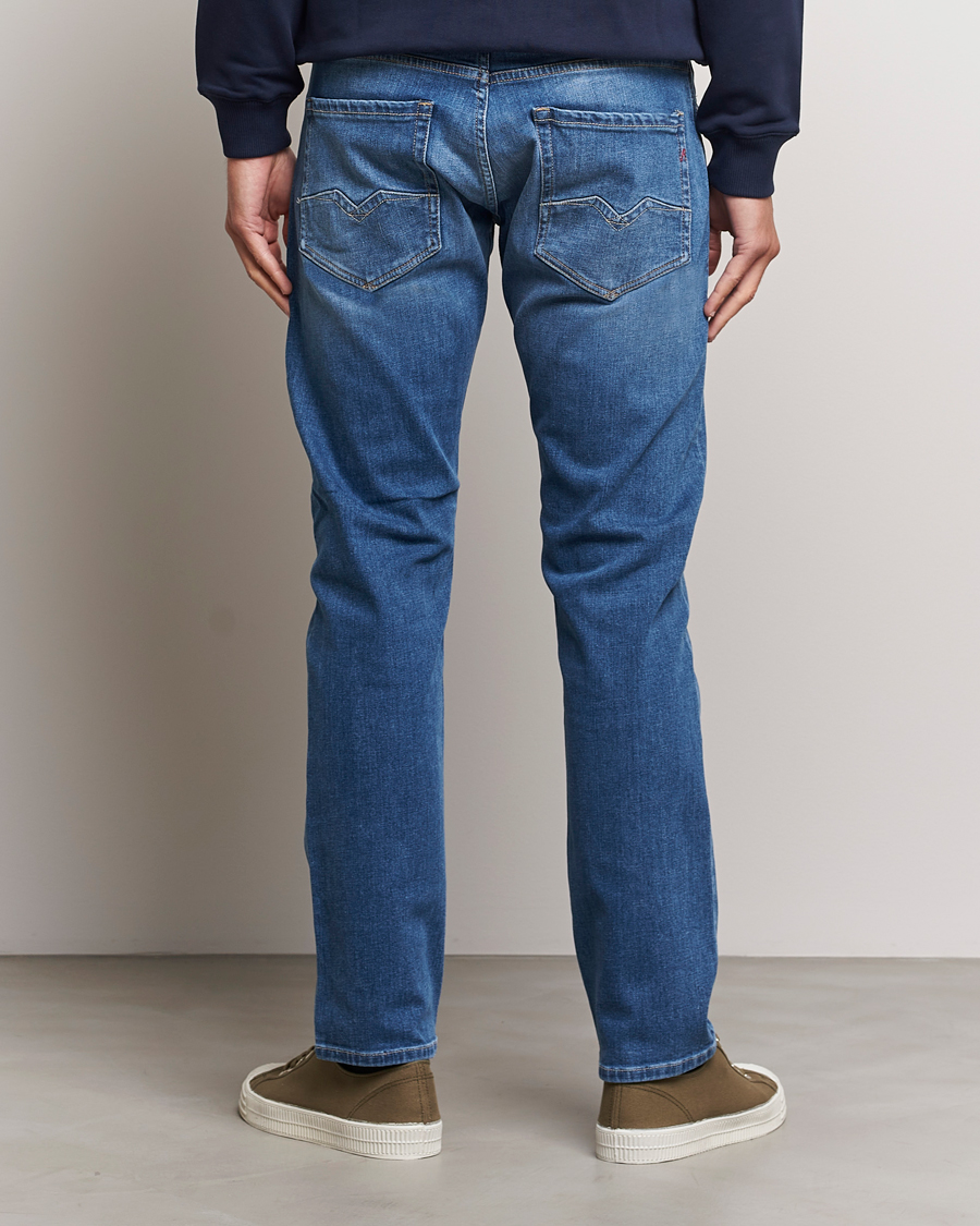 Herr | Jeans | Replay | Rocco Tapered Stretch Jeans Medium Blue
