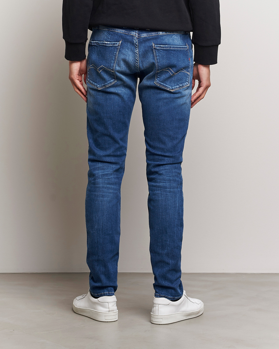 Herr | Jeans | Replay | Anbass Super Stretch Bio Jeans Medium Blue