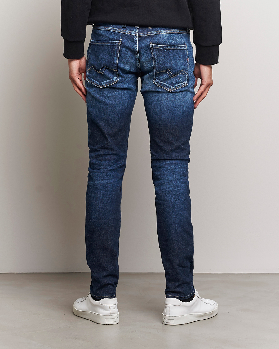 Herr | Jeans | Replay | Anbass Super Stretch Bio Jeans Dark Blue