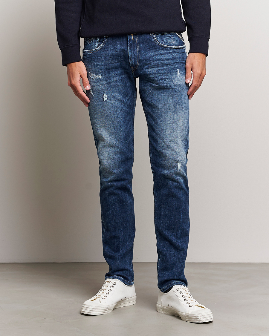 Herr | Jeans | Replay | Anbass 5 Years Wash Jeans Dark Blue