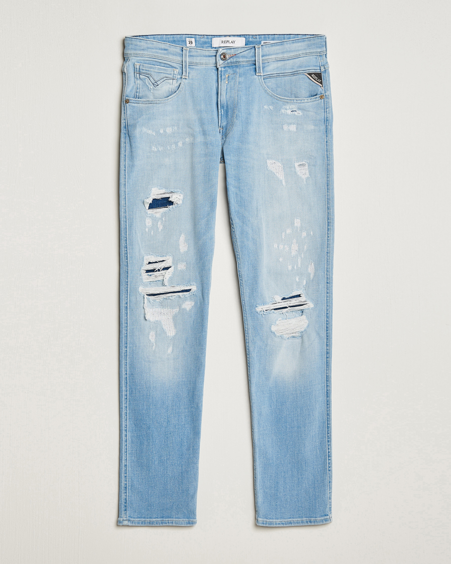 Herr | Jeans | Replay | Anbass 20 Years Wash Jeans Light Blue