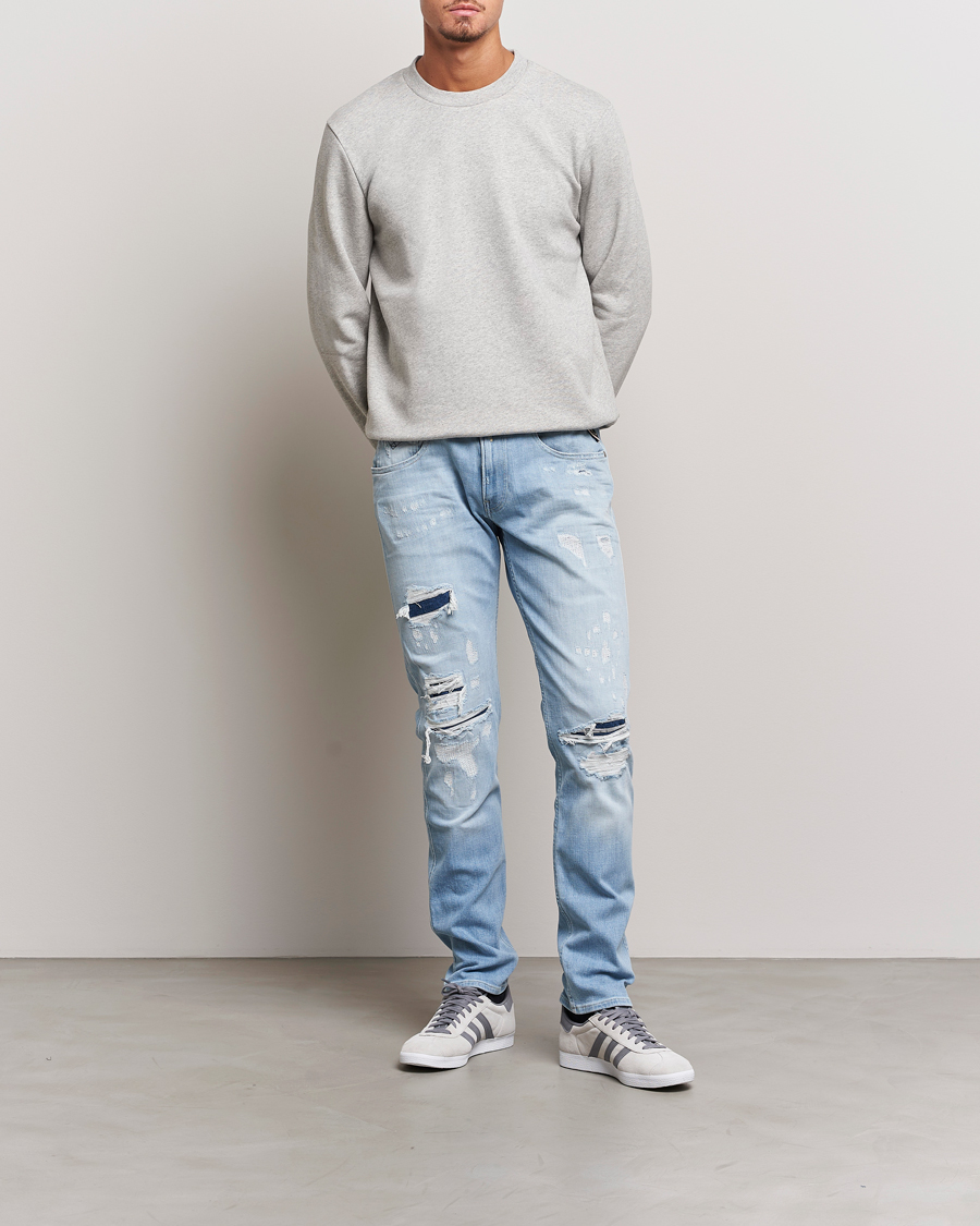 Herr | Jeans | Replay | Anbass 20 Years Wash Jeans Light Blue