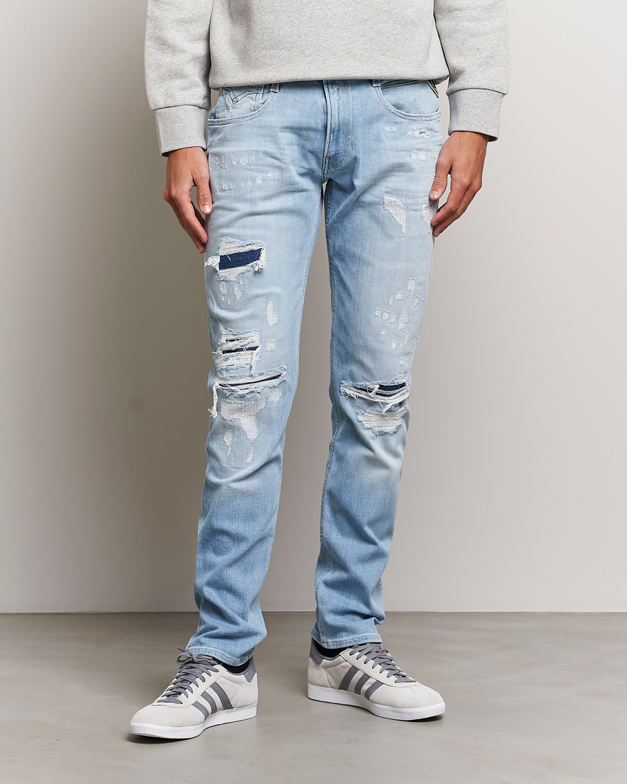 Herr | Jeans | Replay | Anbass 20 Years Wash Jeans Light Blue