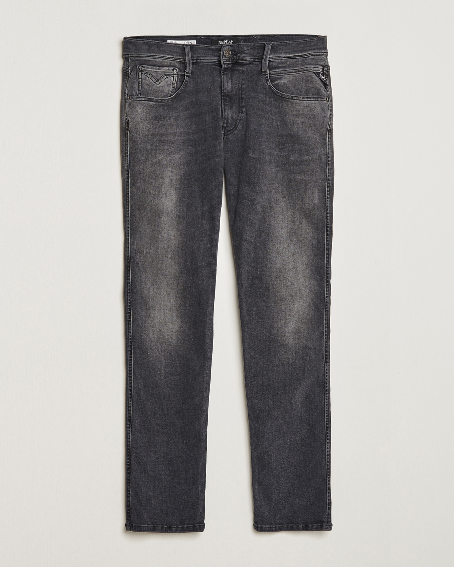 Herr | Jeans | Replay | Anbass Hyperflex Re-Used Jeans Washed Grey