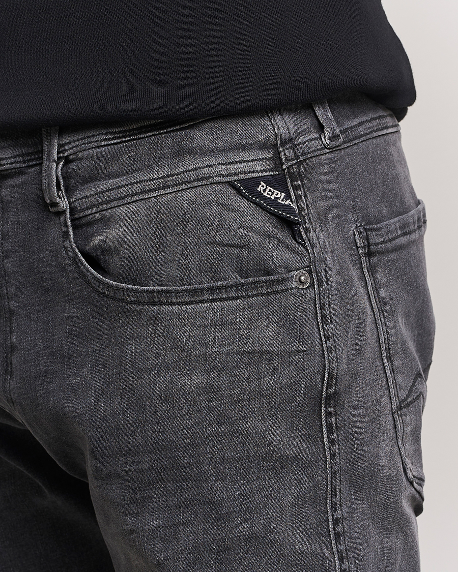 Herr | Jeans | Replay | Anbass Hyperflex Re-Used Jeans Washed Grey