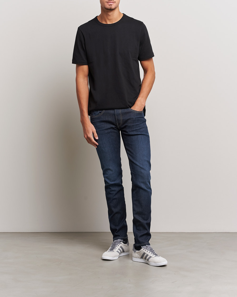 Herr | Jeans | Replay | Anbass Hyperflex Re-Used Jeans Dark Blue