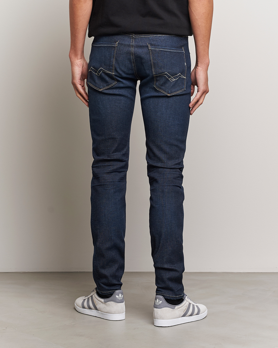 Herr | Jeans | Replay | Anbass Hyperflex Re-Used Jeans Dark Blue
