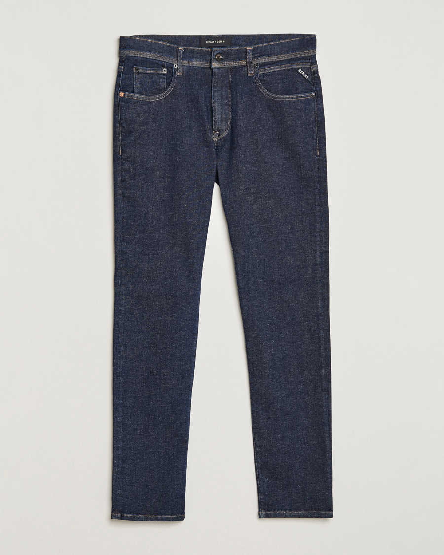 Herr | Jeans | Replay | Sartoriale Regular Fit Hyperflex Jeans Dark Blue