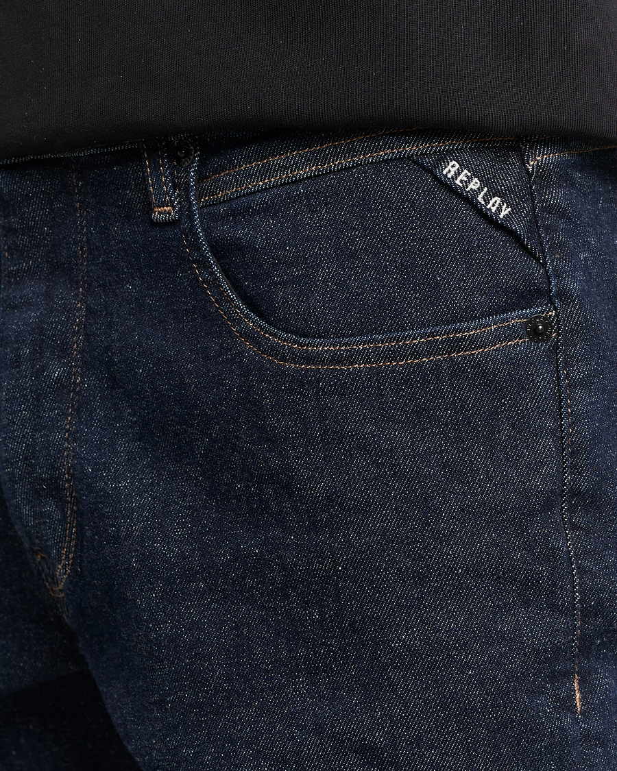 Herr | Jeans | Replay | Sartoriale Regular Fit Hyperflex Jeans Dark Blue