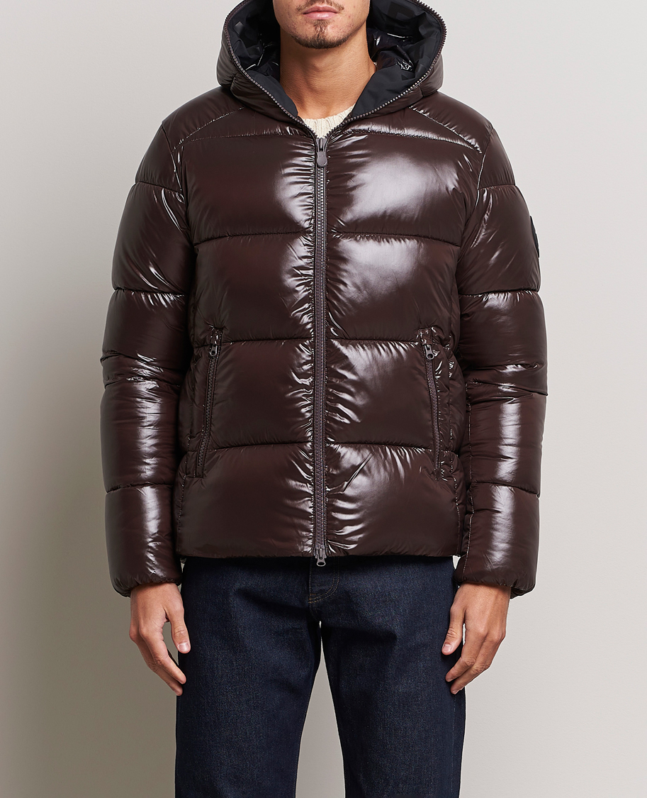 Herr | Jackor | Save The Duck | Edgard Padded Puffer Brown Black