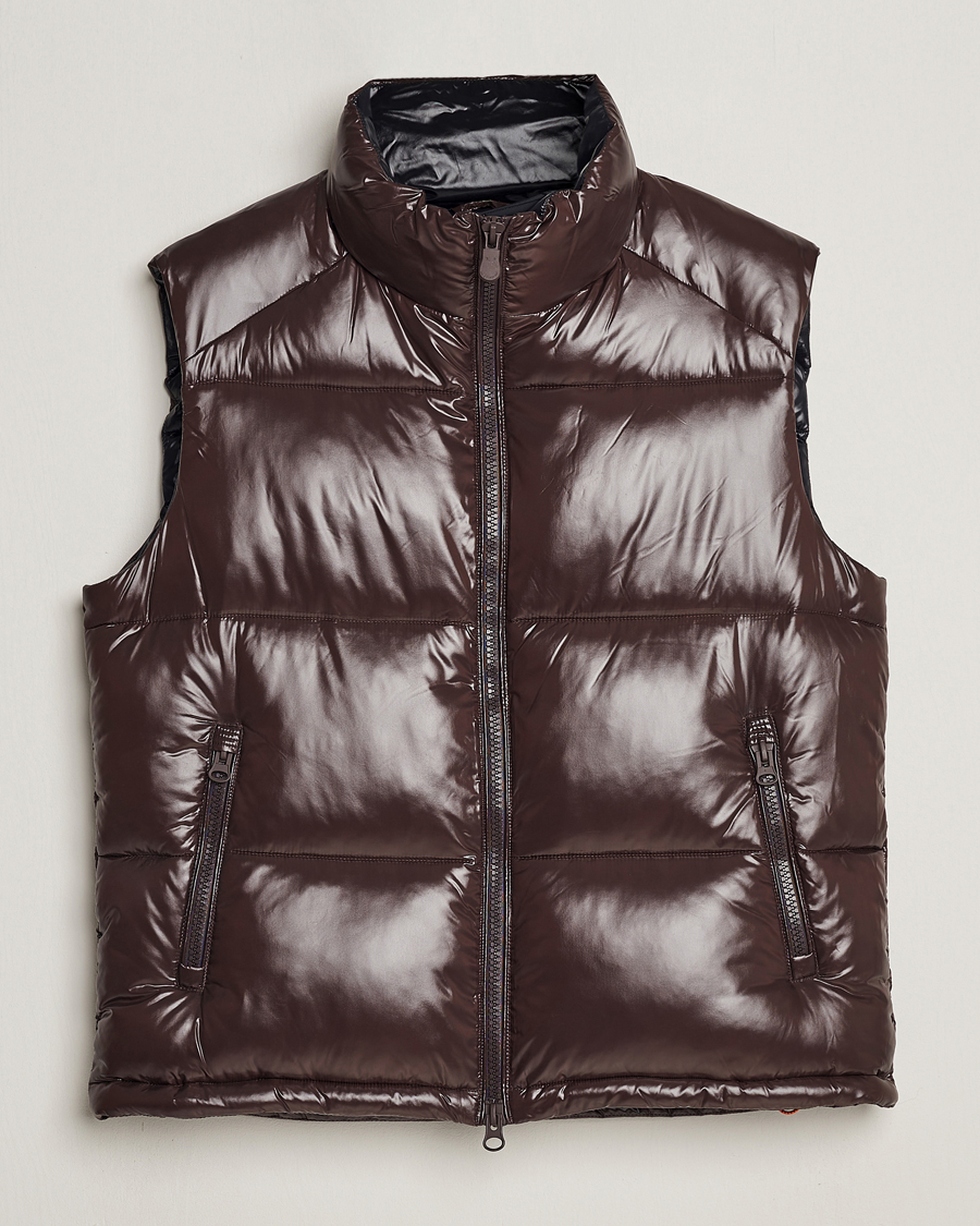 Herr | Jackor | Save The Duck | Ailantus Padded Puffer Vest Brown Black