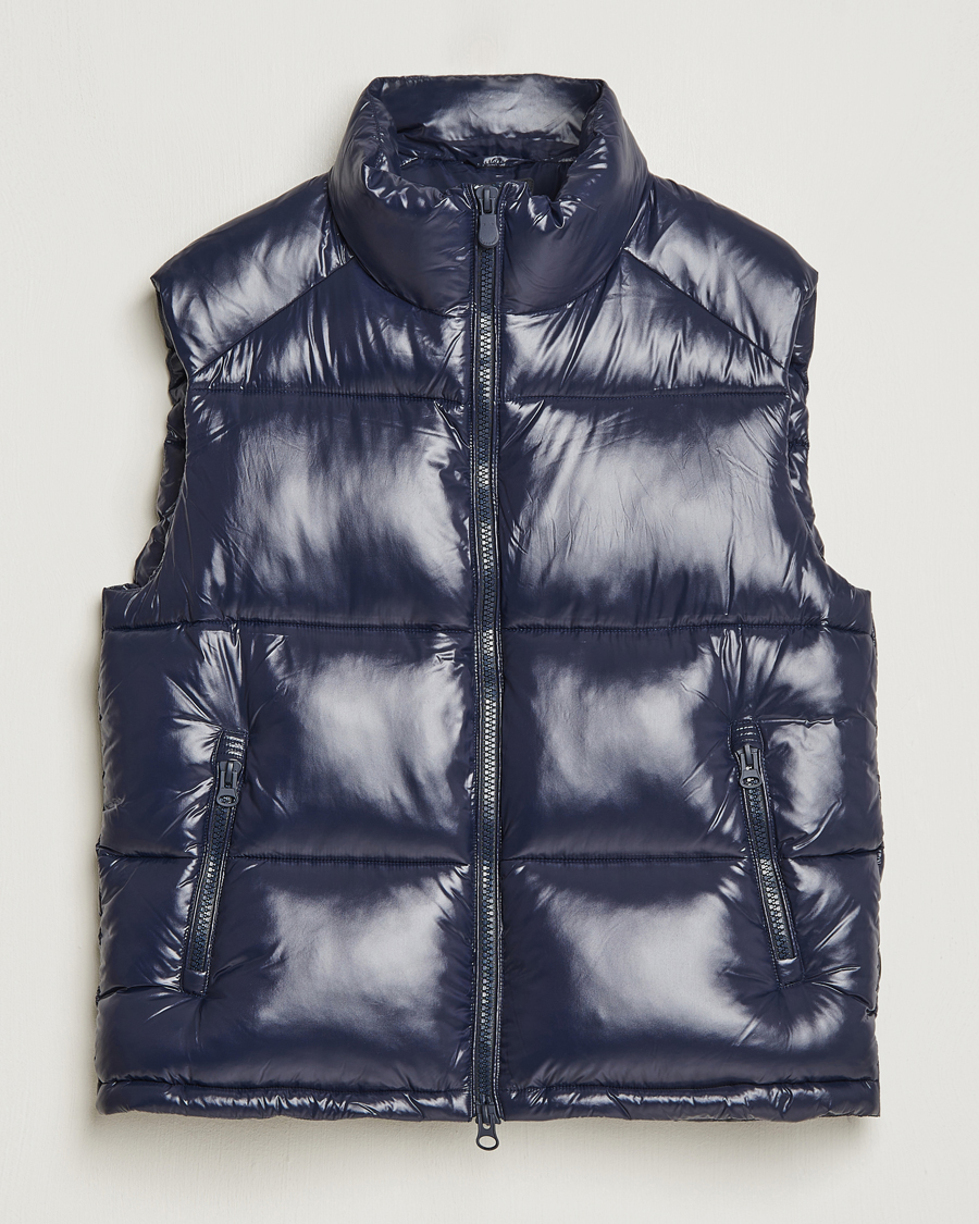 Herr | Jackor | Save The Duck | Ailantus Padded Puffer Vest Blue Black