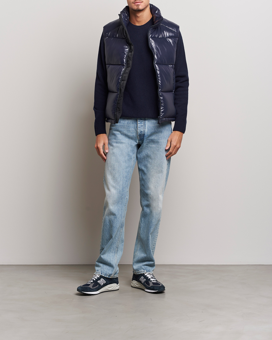 Herr | Jackor | Save The Duck | Ailantus Padded Puffer Vest Blue Black